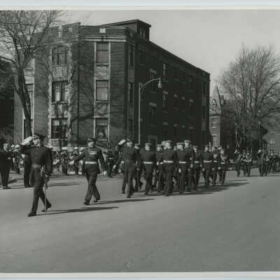 Parade on Sainte-Catherine West