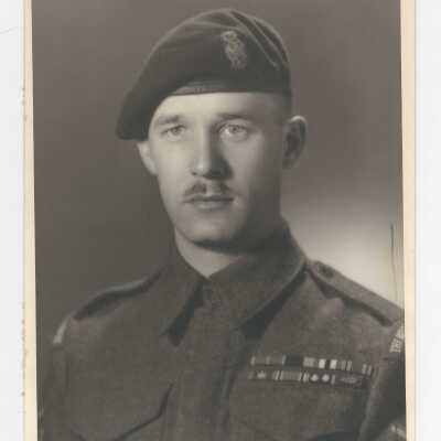 Portrait - RSM James A. Mitchell, MBE