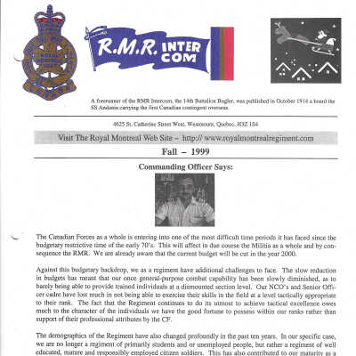 Intercom - Fall 1999
