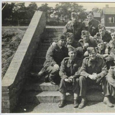 Group Portrait - RMR Men in Battledress