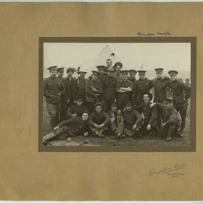 Soldiers' Group Photo - Camp Aldershot, England