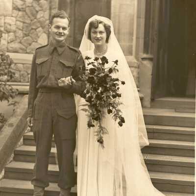 Trooper Thomas K. Scovil and his Bride Rosemary