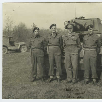 Members of the Armoured Car Troop