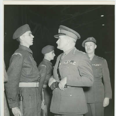 RMR Visit from Field Marshal Viscount Slim