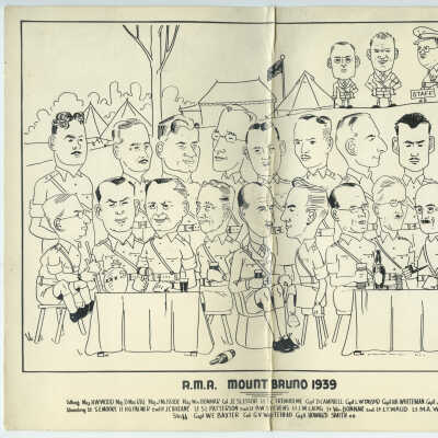 Caricature of RMR Officers