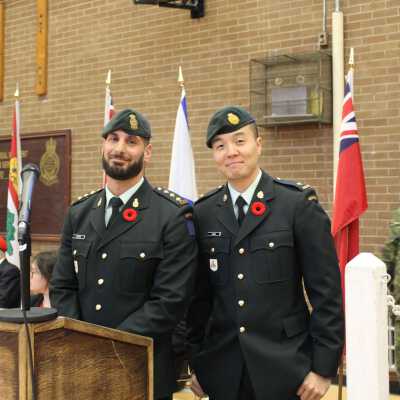Portrait - Two Officers of The RMR