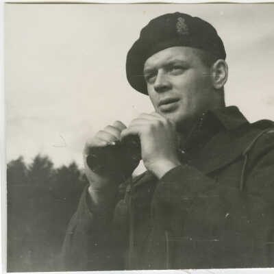 Portrait - Unidentified Officer of The Royal Montreal Regiment