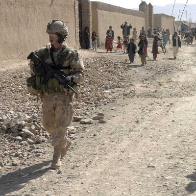 Patrol in the Streets of Kandahar