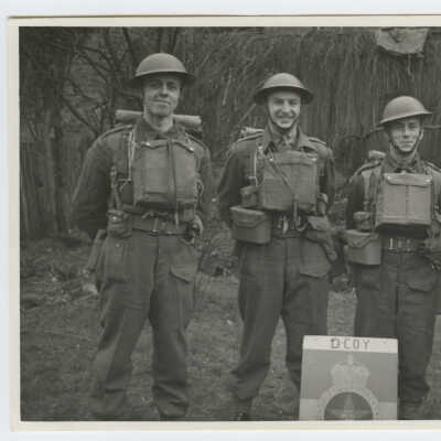 Group Portrait - Members of D Coy