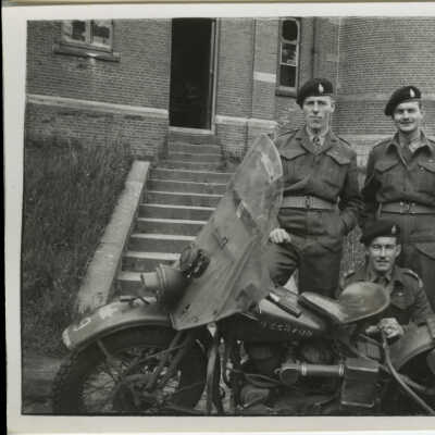 Group Portrait - Officers of the First Canadian Army Headquarters Defence Battalion