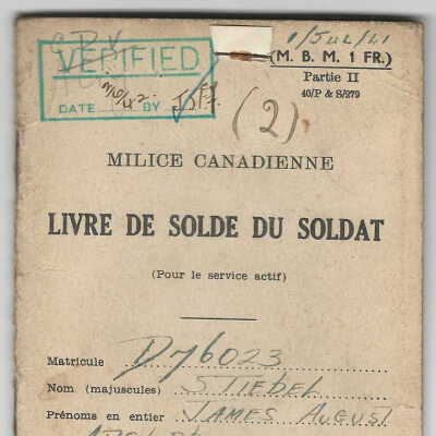 Soldier's Pay Book