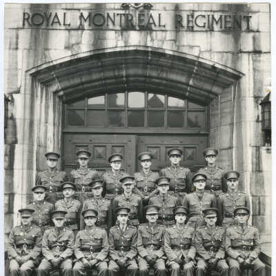 The Officers of the Royal Montreal Regiment (M.G.)