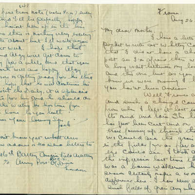 Letter - 26 August, 1917