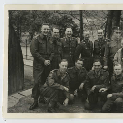 Lieutenant Colonel Thomas C. Lewis and his Senior Officers