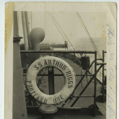 Aboard SS Arthur Riggs