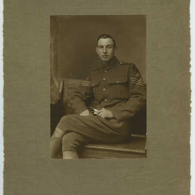Portrait - Sergeant of the Canadian Expeditionary Force