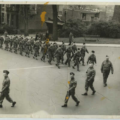 2nd Bn Royal Montreal Regiment on Parade