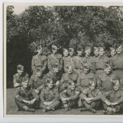 Group Portrait - The Warrant Officers and Sergeants of the 1st Battalion RMR