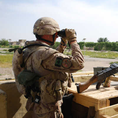 Kandahar Airfield Sentry Position