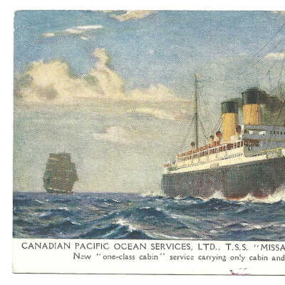 Canadian Pacific Ocean Service - England / Canada marine service