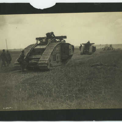Tanks on their Way to the Battlefield