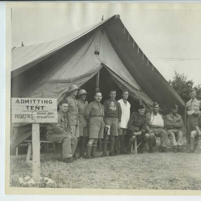 Hospital at Mt. Bruno Military Camp