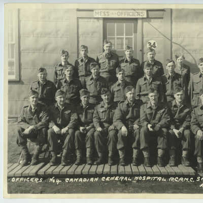Group Portrait - Officers of the No. 4 Canadian General Hospital