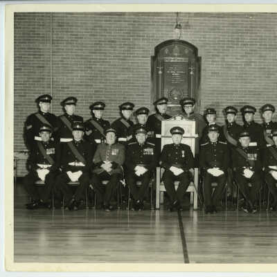 Group Portrait - Warrant officers and Sergeant of The Royal Montreal Regiment