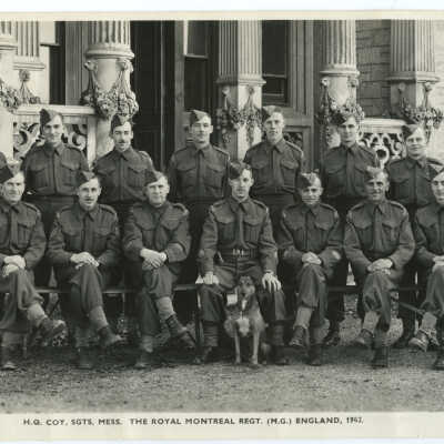 Group Portrait - The H.Q. Sergeant's Mess