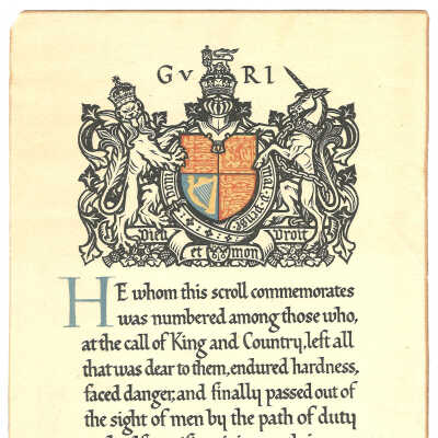 Memorial Scroll