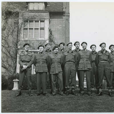 Group Portrait - Officers at the Canadian Army Headquarters