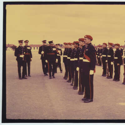 Inspection during Parade