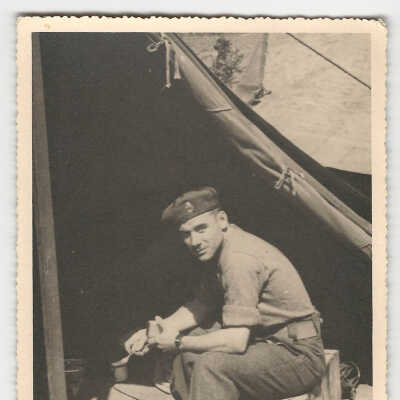 Portrait - Soldier in Holland