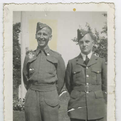 Portrait - Sergeant L.G. Thompson and Friend