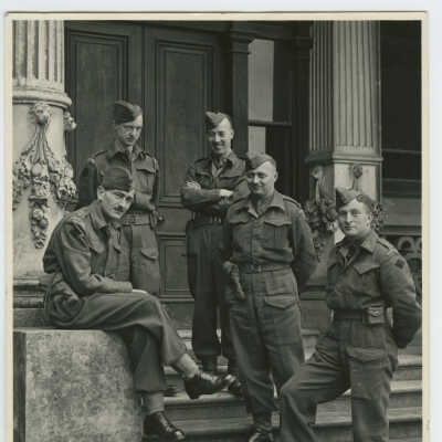 Headquarters Officers, 1st Battalion, The Royal Montreal Regiment
