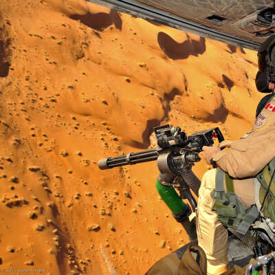 Door Gunner at his Post