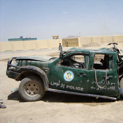 Afghan Police Vehicle