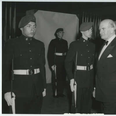 RMR Visit from Field Marshal Viscount Slim