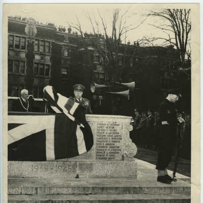 Unveiling of Additions to Westmount Cenotaph