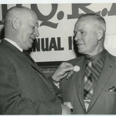 Major Donald MacRae Given a Token