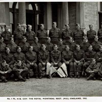 Group Portrait - Number 1 Platoon, Headquarters Company