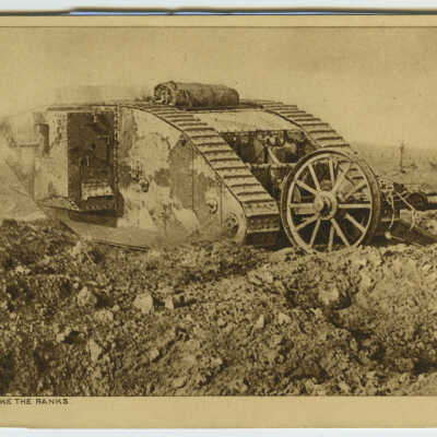 British Tank On The Move
