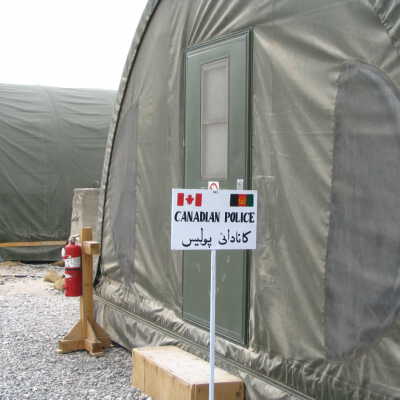 RCMP Training Centre in Kandahar Airfield