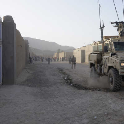 RG31 Nyala MRAP Vehicle on Patrol