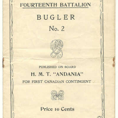 14th Battalion Bugler, No. 2