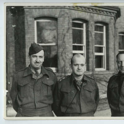 Outside the Officer's Mess