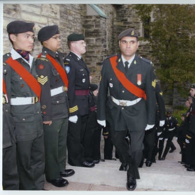 Troops Entering the Church