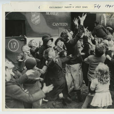 Children Reaching for the Treats