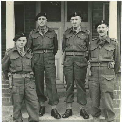 Headquarters Officers, 32nd Reconnaissance Regiment (RMR)