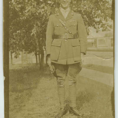 Portrait - 14th Bn Officer, Lieut Percy Coombes